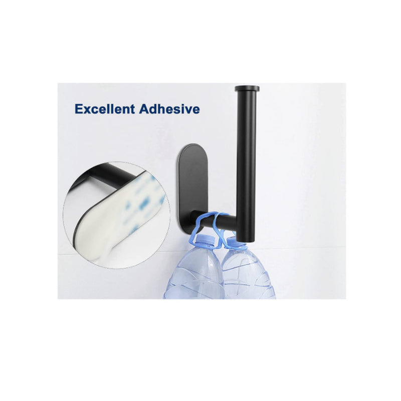 Stainless Steel Toilet Paper Holder - No-Drill