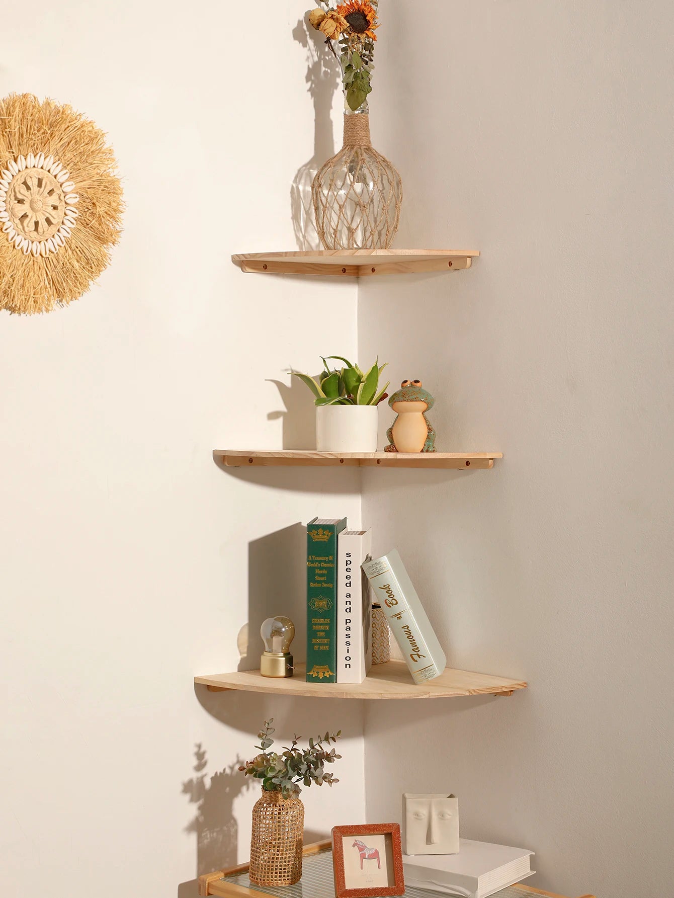 Corner Floating Shelf