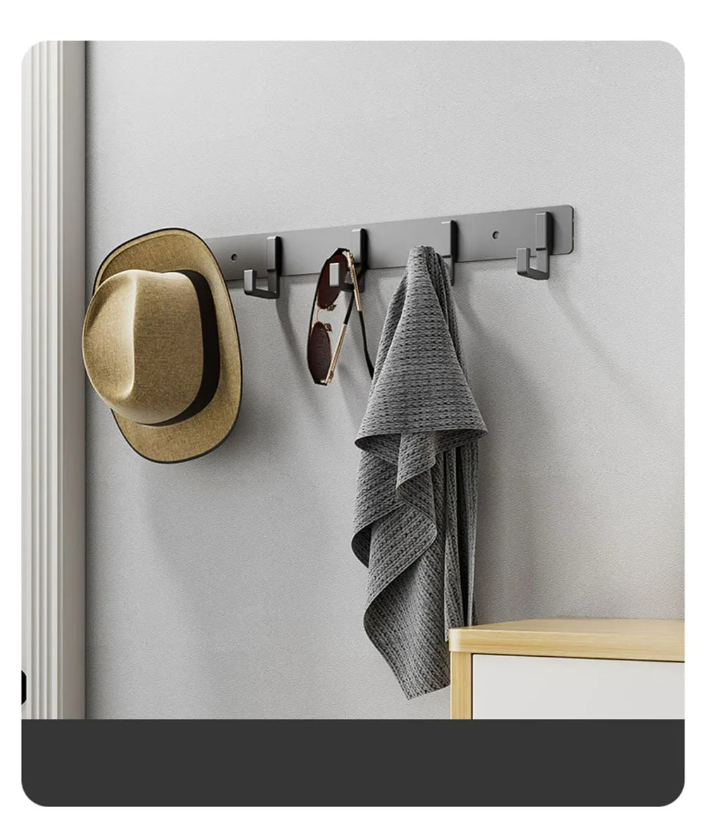 Modern Black Wall Coat Rack