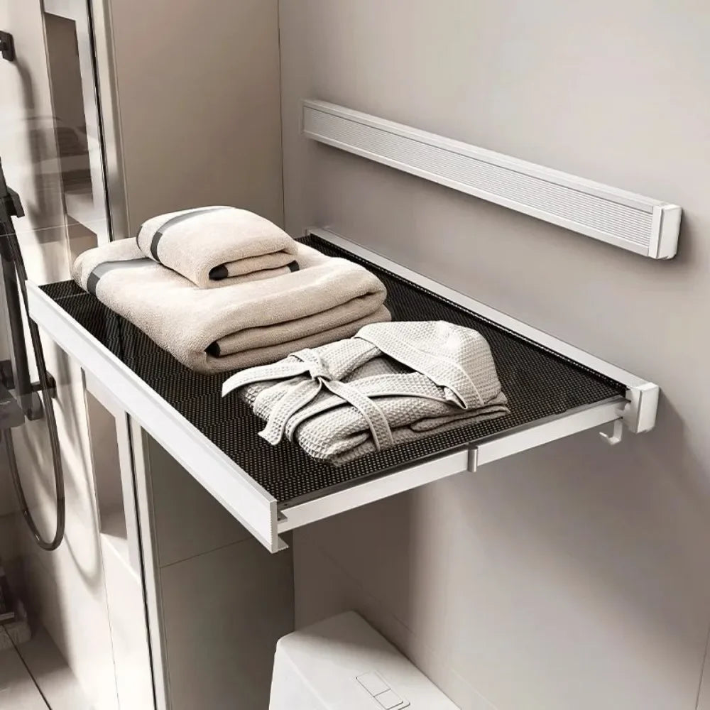 Foldable Wall-Mounted Storage Shelf