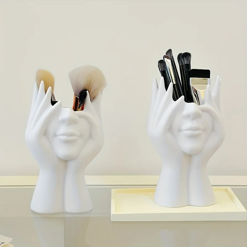 Human Body Art Makeup Brush Storage Box