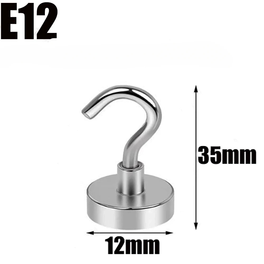 Minimalist Heavy-Duty Magnetic Hook Set