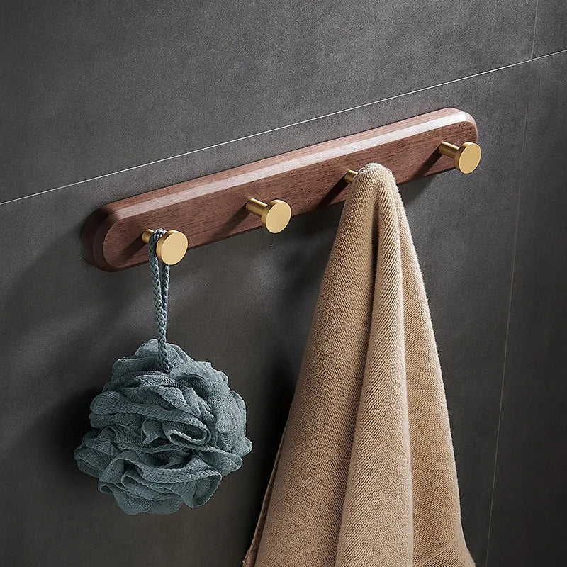 Wall-Mounted Wooden Coat Hook