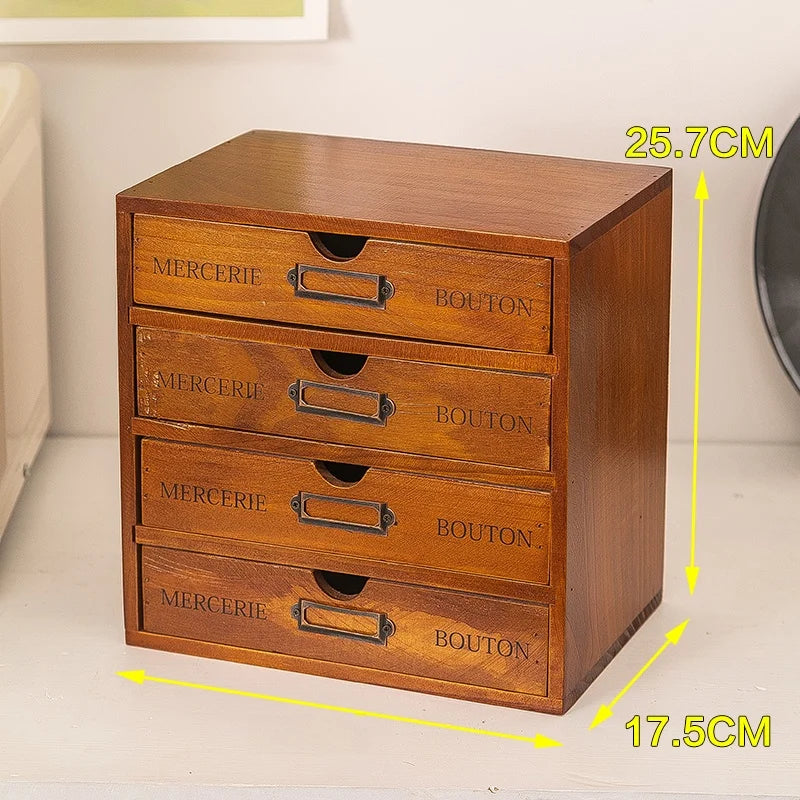 Desktop Organizer Drawer Storage Box