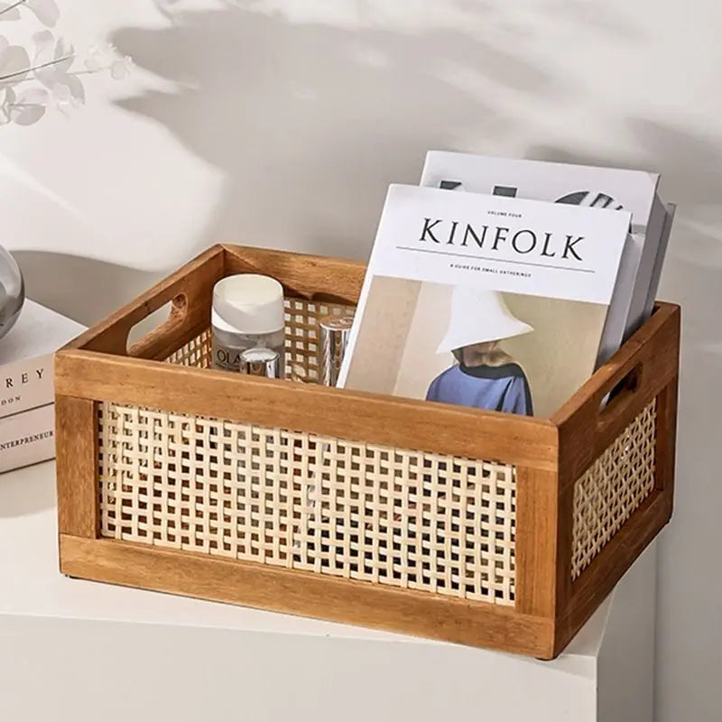 Retro Wooden Storage Box