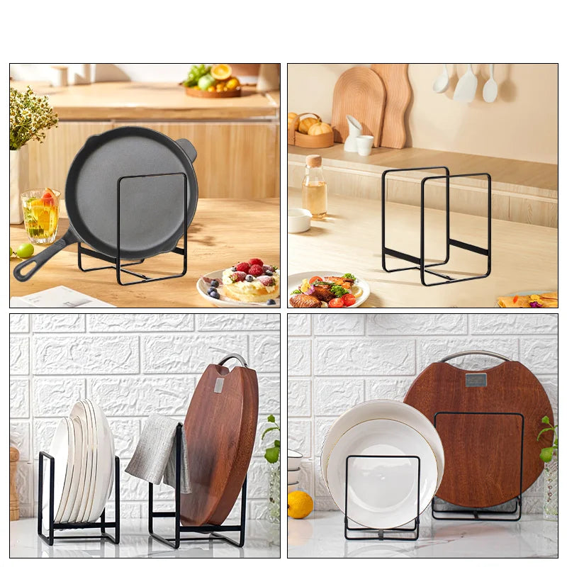 Metal Kitchen Plate Organizer
