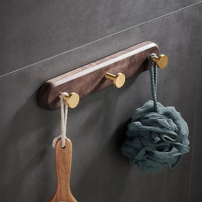 Wall-Mounted Wooden Coat Hook
