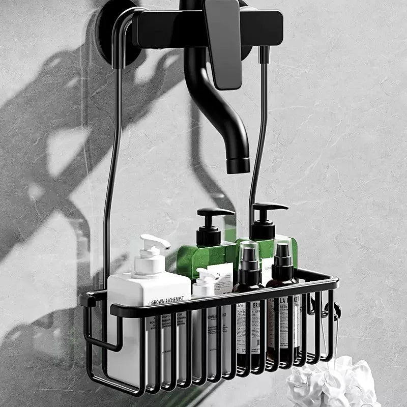 Bath Basket & Shampoo Rack Organizer