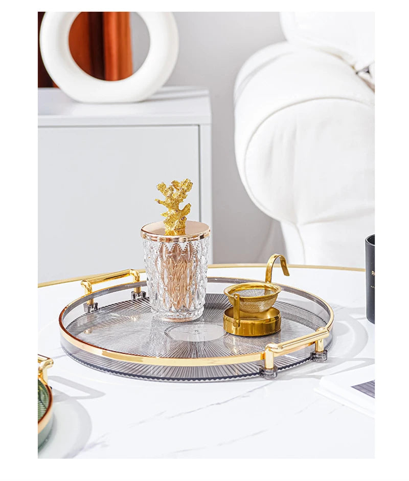 Round Acrylic Serving Tray