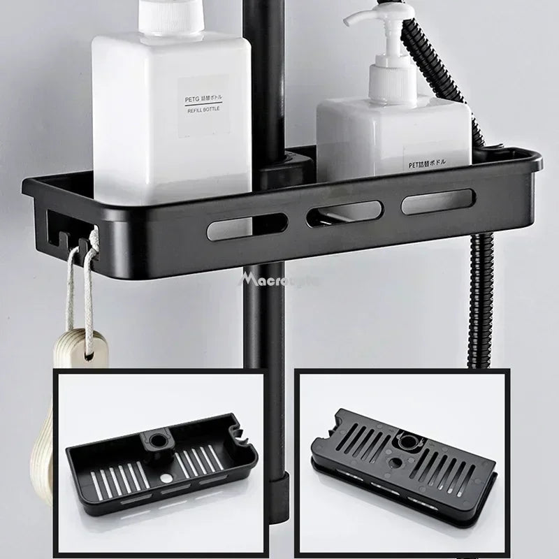 Bathroom Shower Rack - No-Drill