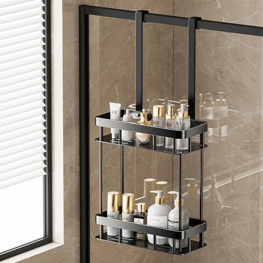 Hanging Shower Rack – Space-Saving Bathroom Organizer