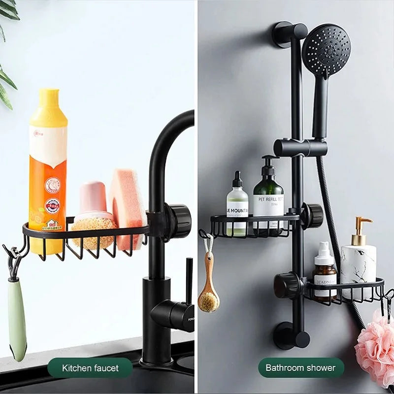 Multi-Use Sink Storage Rack
