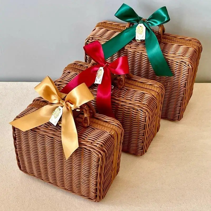 Portable Rattan Storage Case