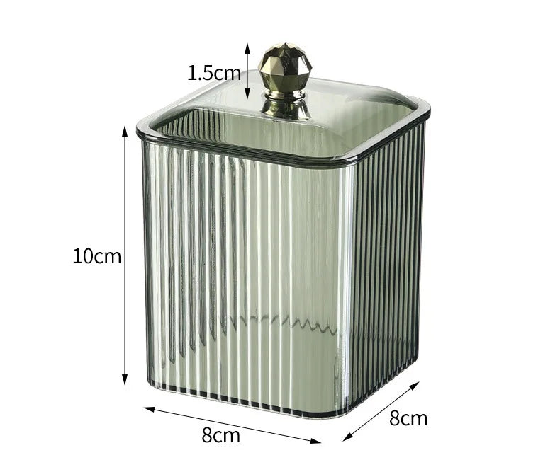 Transparent Desktop Makeup Organizer