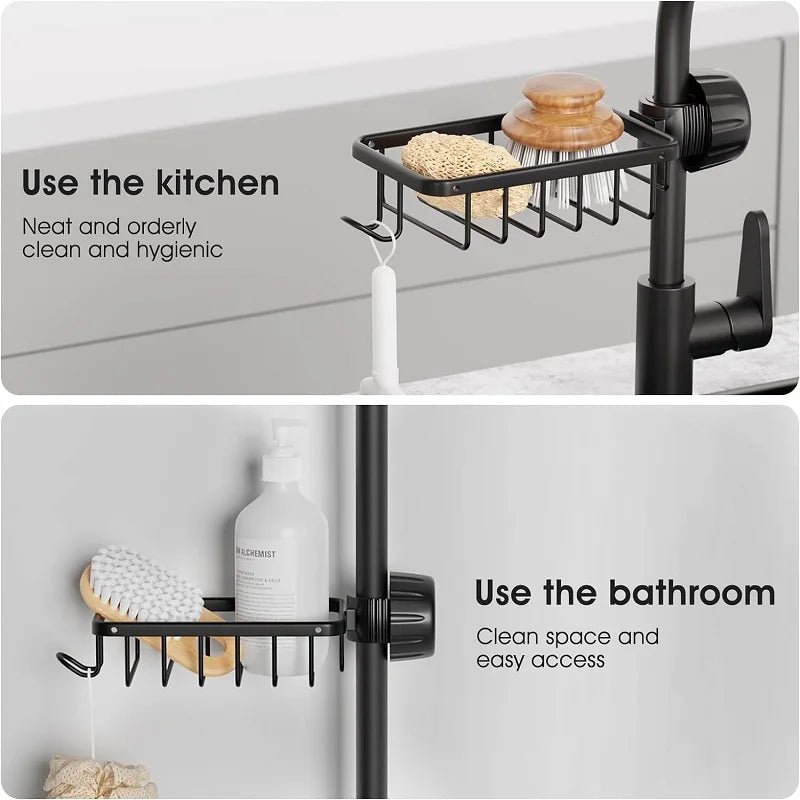 Multi-Use Sink Storage Rack