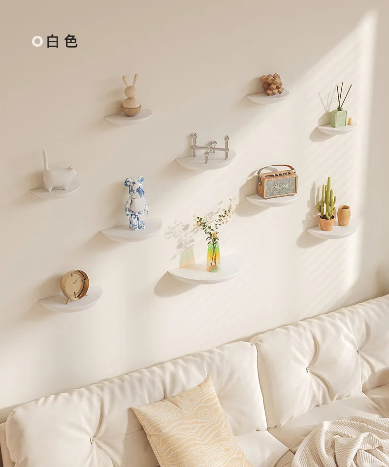 Wall-Mounted Wooden Shelf