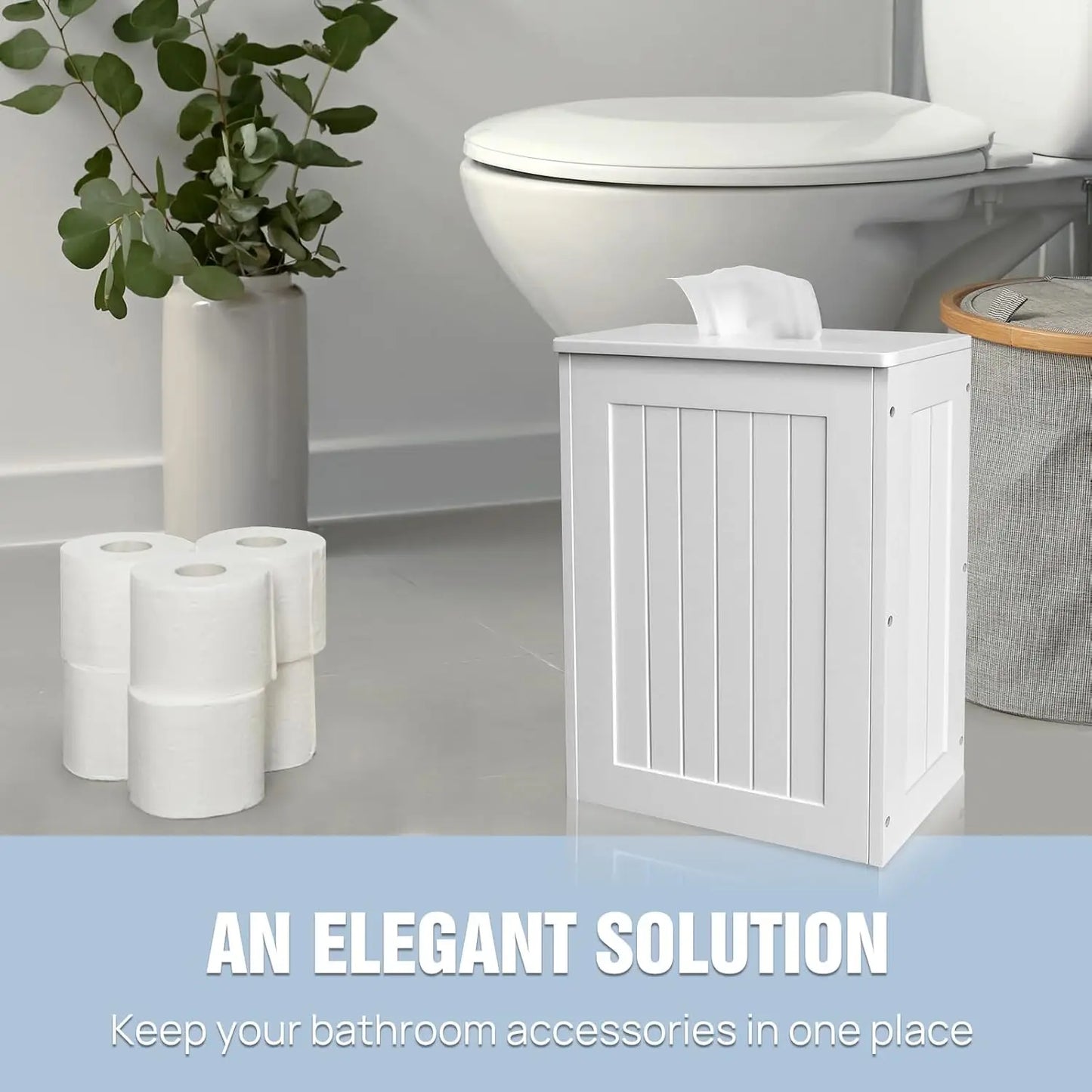 Wooden Bathroom Storage Cabinet