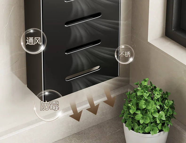 Stainless Steel Wall-Mounted Knife Holder