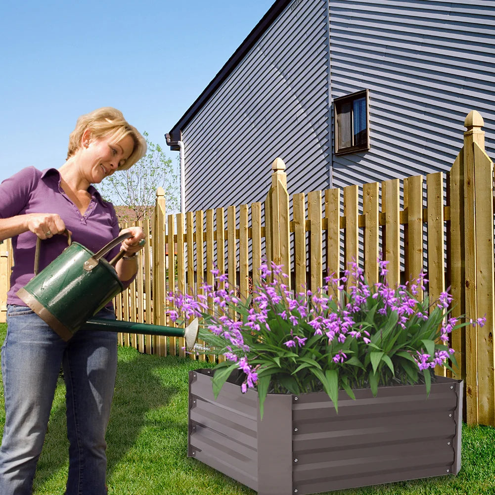 【Breeins】Garden Planter Raised Bed Outdoor Vegetable Plants Flowers Pots Box