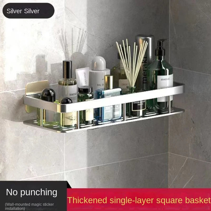 Modern  Bathroom Storage Rack - No-Drill