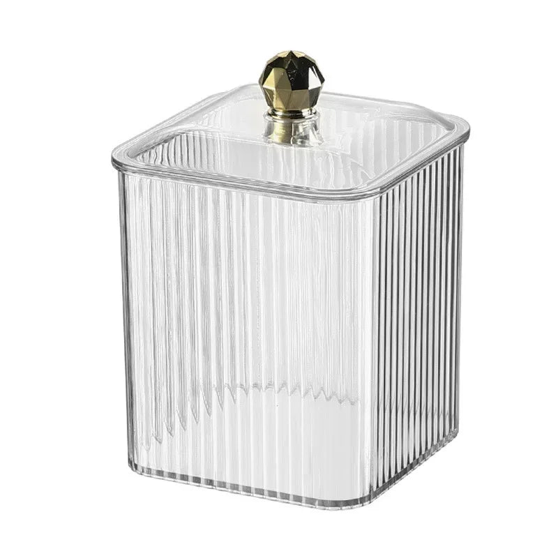 Transparent Desktop Makeup Organizer