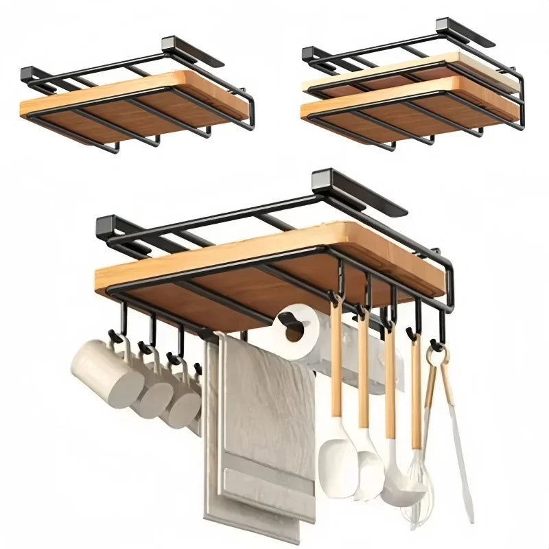 Under-Cupboard Hanging Storage Rack