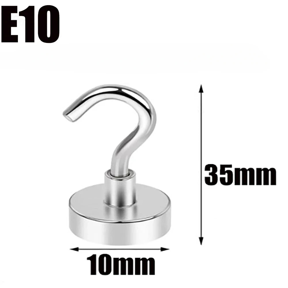 Minimalist Heavy-Duty Magnetic Hook Set