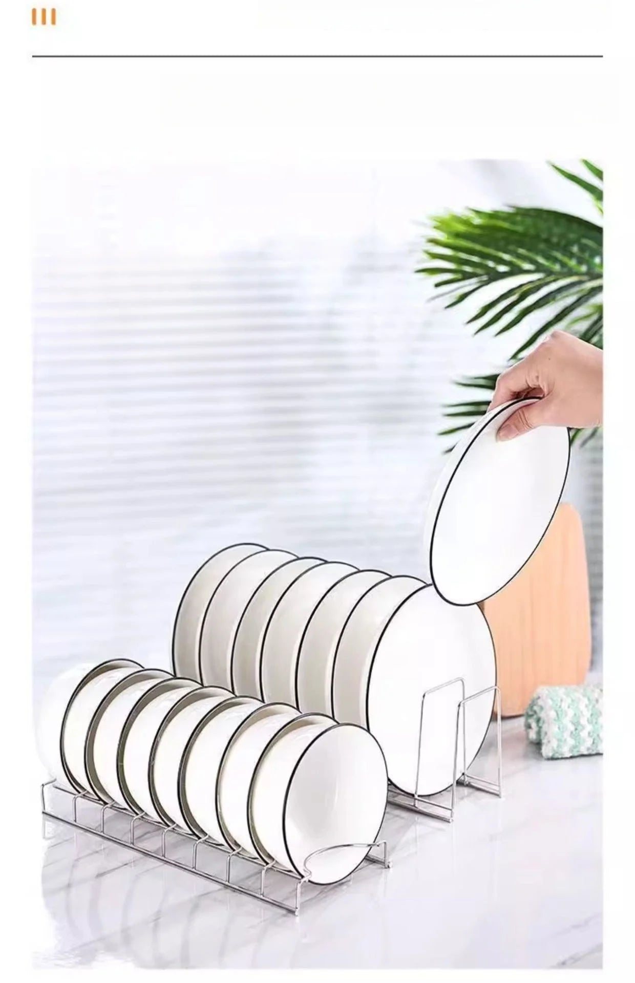 Stainless Steel Dish Draining Rack