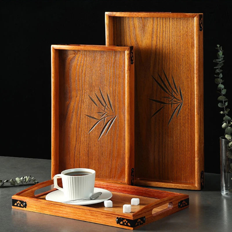 Japanese Wooden Serving Tray