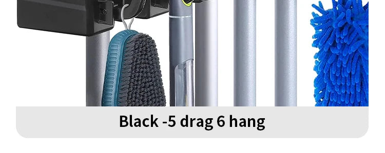 Multi-Functional Wall Mop & Broom Holder