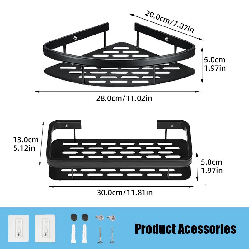Modern Aluminium Bathroom Rack