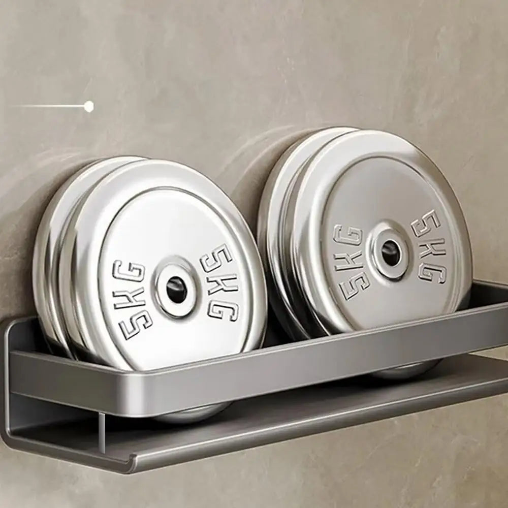 Aluminium Floating Spice Rack - No drill