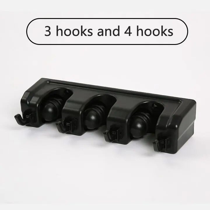 Multi-Functional Wall Mop & Broom Holder