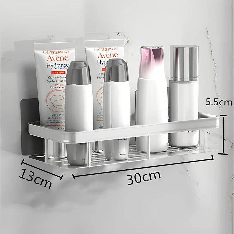 Sleek No-Drill Wall Shelf