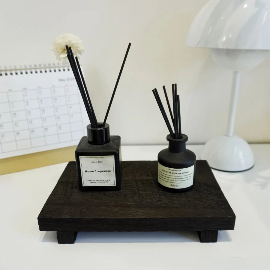 Minimalist Wooden Bathroom Pedestal Tray