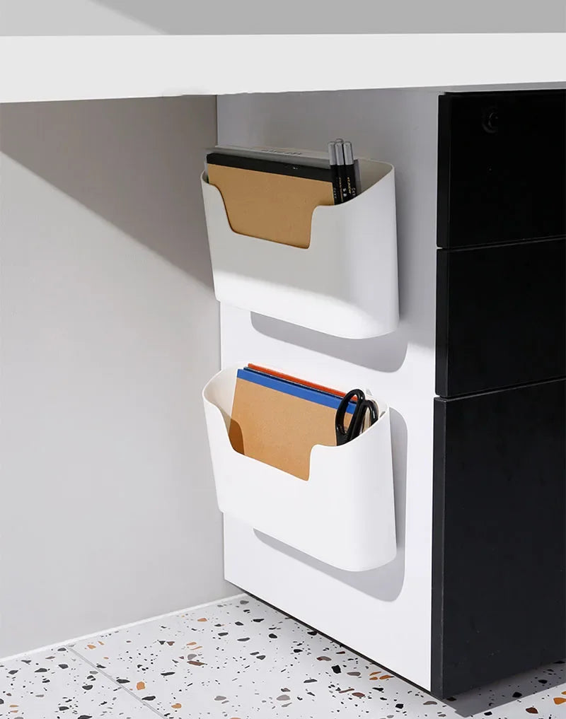 Wall-Mounted Adhesive Storage Rack