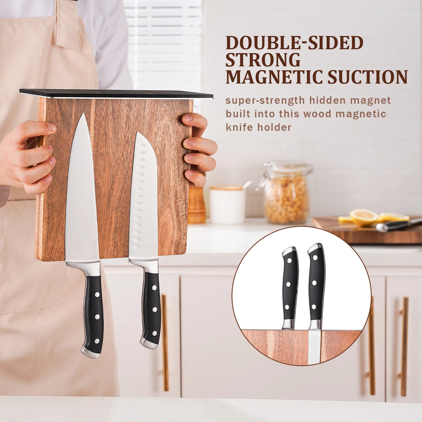 Magnetic Knife Block