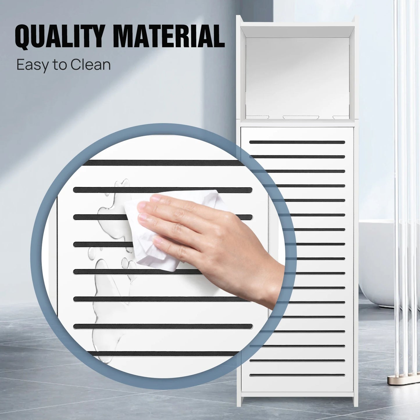 3-Tier Freestanding Bathroom Cabinet