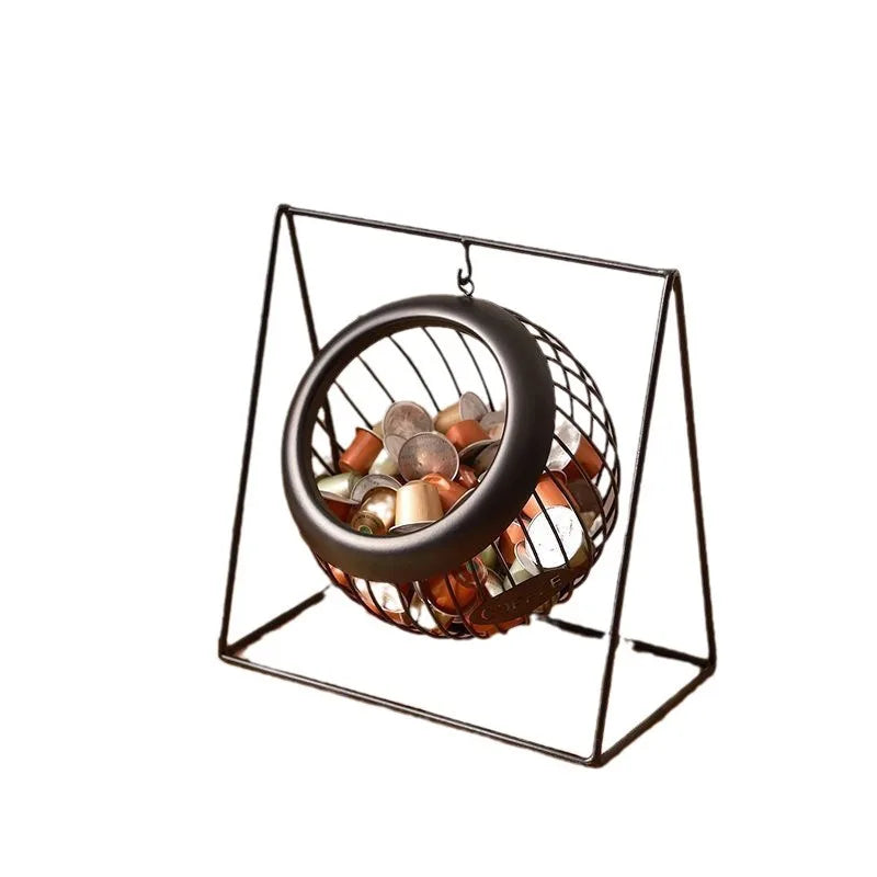 Wrought Iron Hanging Fruit Basket