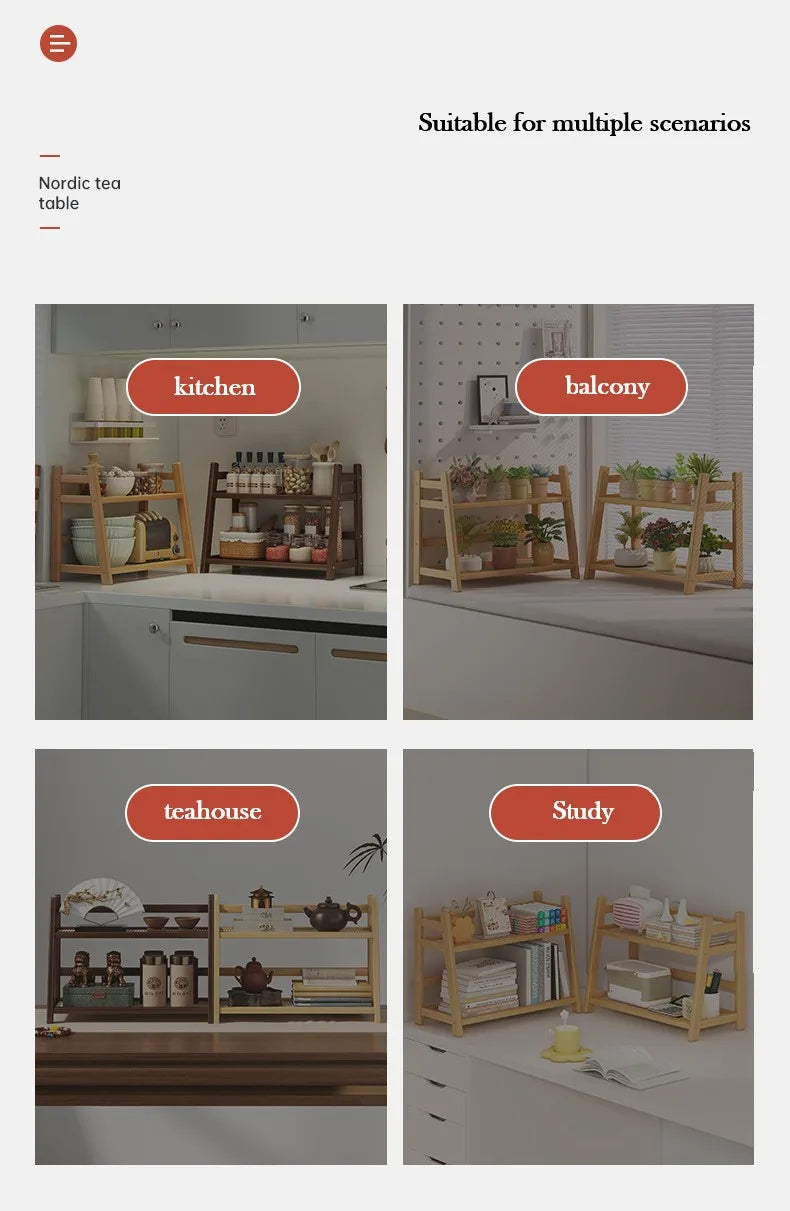 2-Tier Kitchen Storage Rack