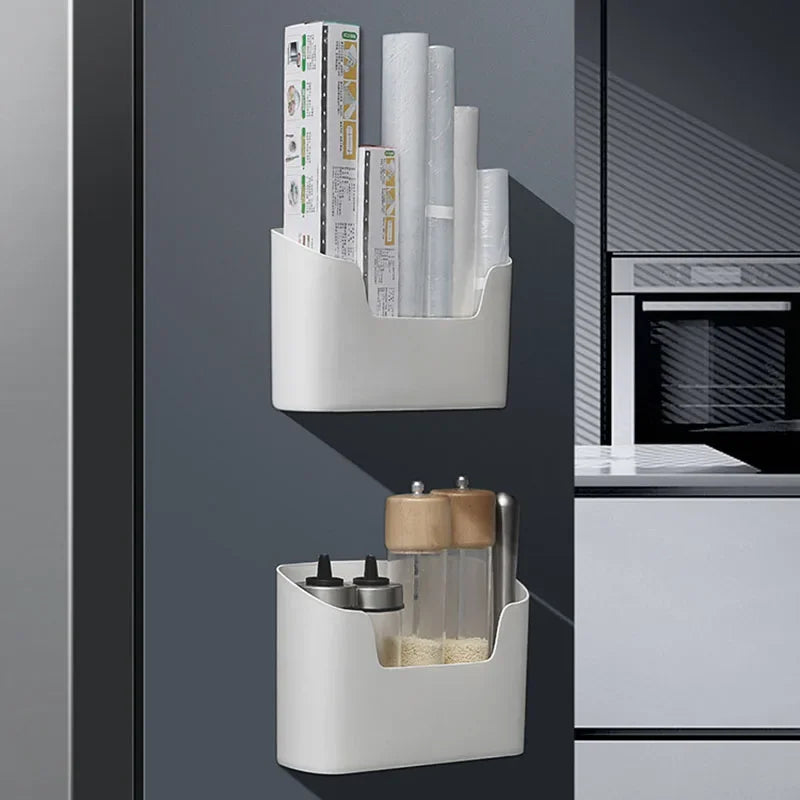 Wall-Mounted Adhesive Storage Rack