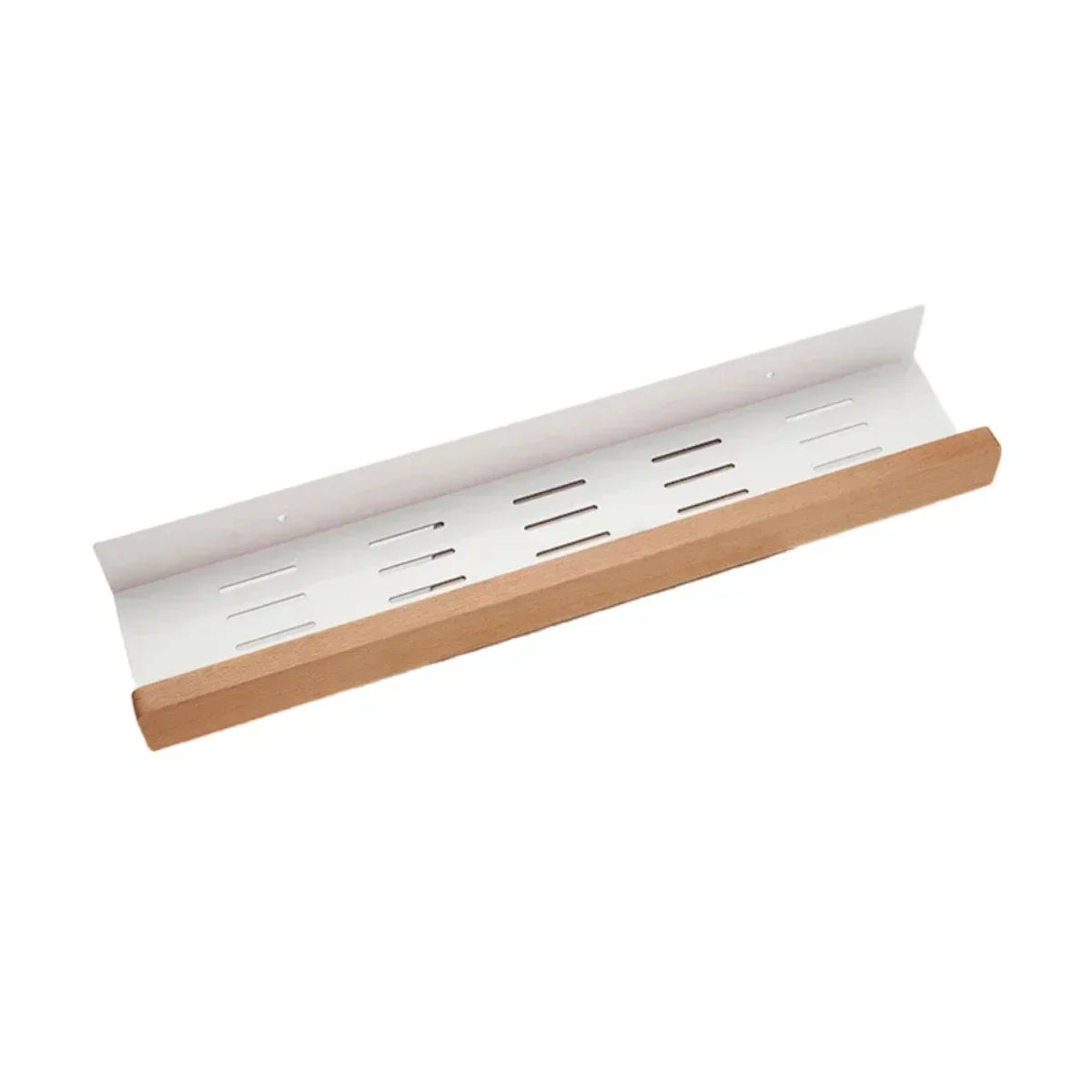 Wooden Wall-Mounted Bathroom Shelf