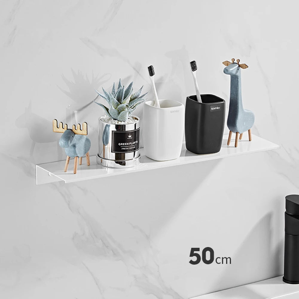 Minimalist Aluminium Bathroom Floating Shelf