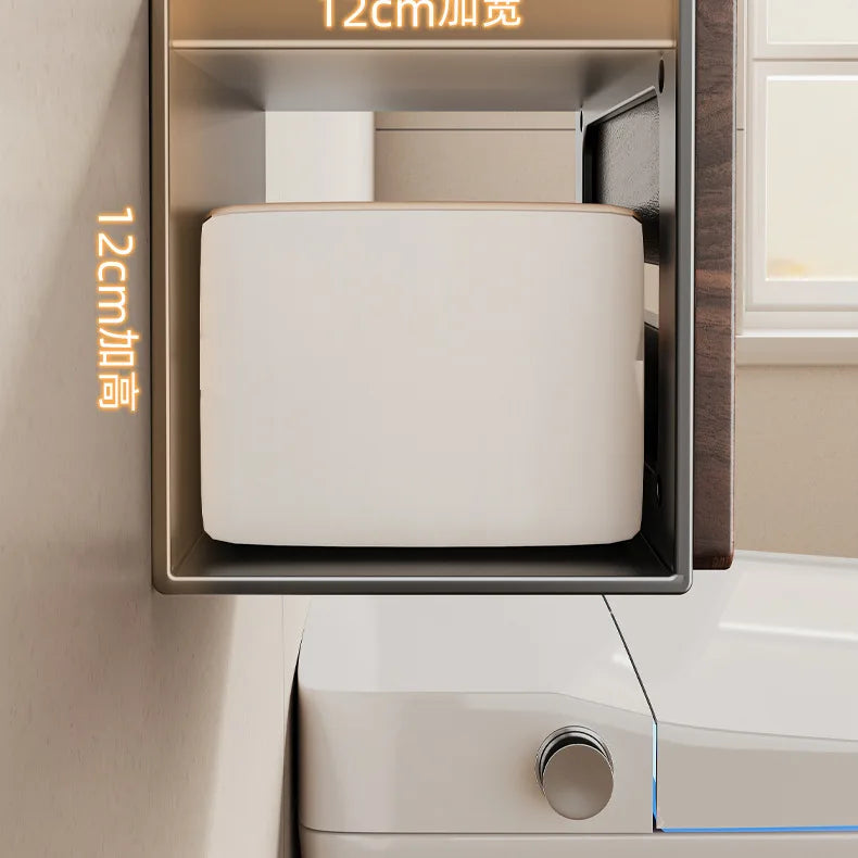 Walnut Bathroom Storage Box