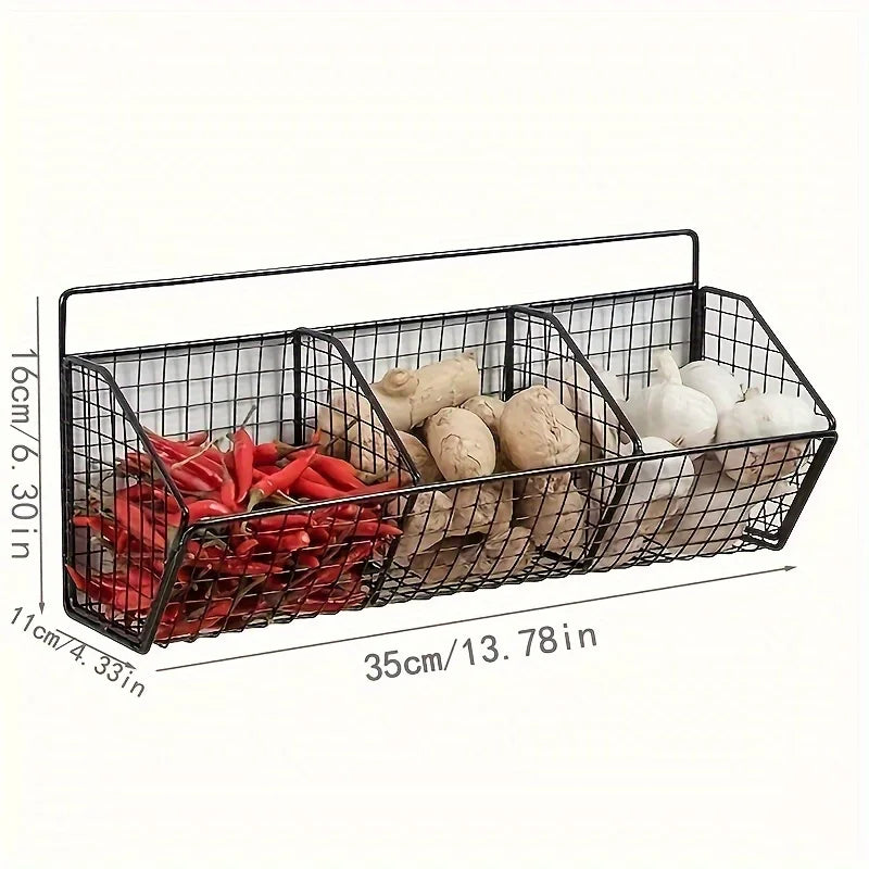 Wall Mounted Kitchen Storage Basket
