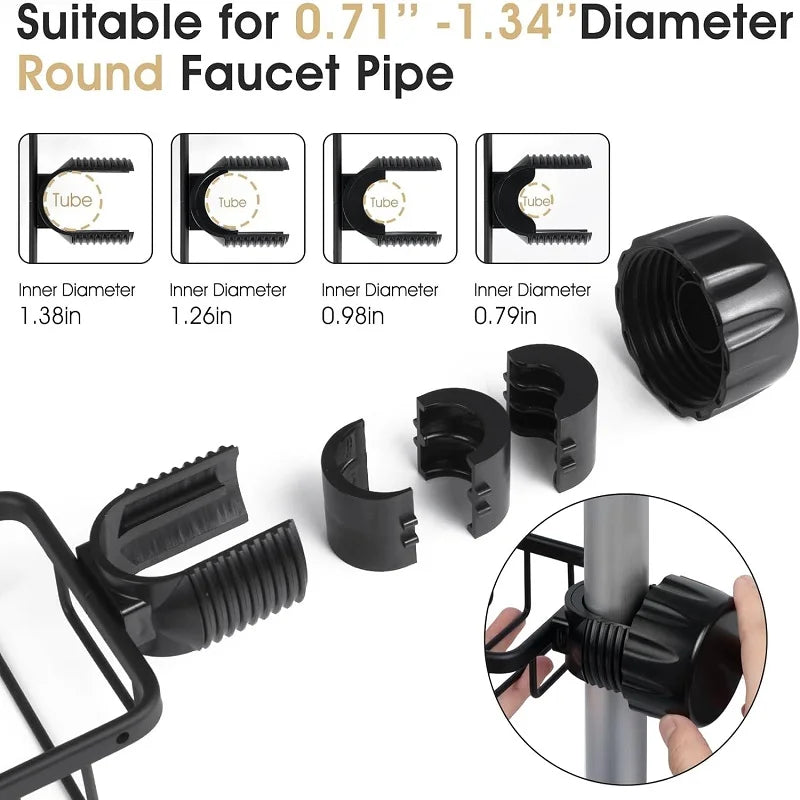 Multi-Use Sink Storage Rack