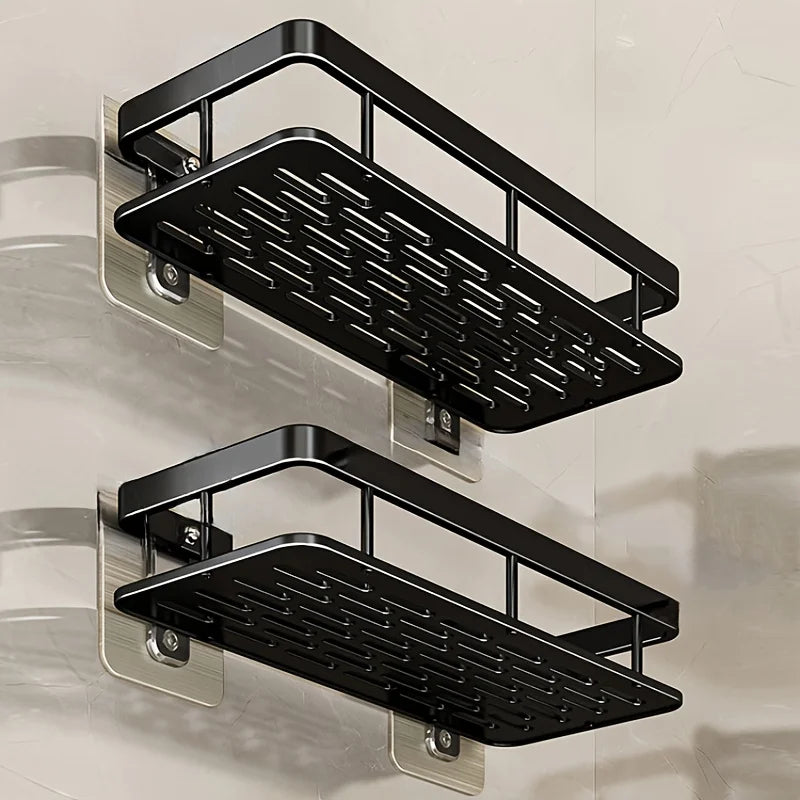 Sleek No-Drill Wall Shelf