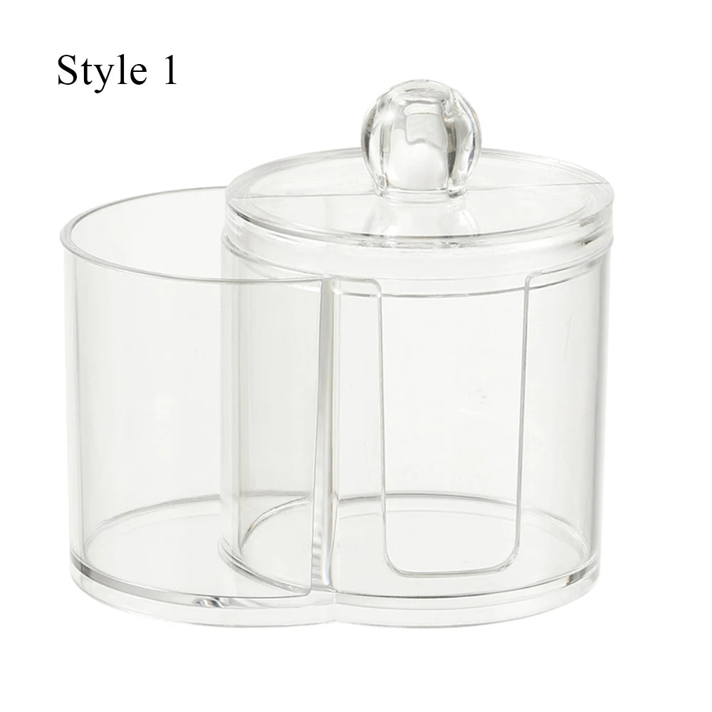 Bathroom Cotton Swab & Pad Jar