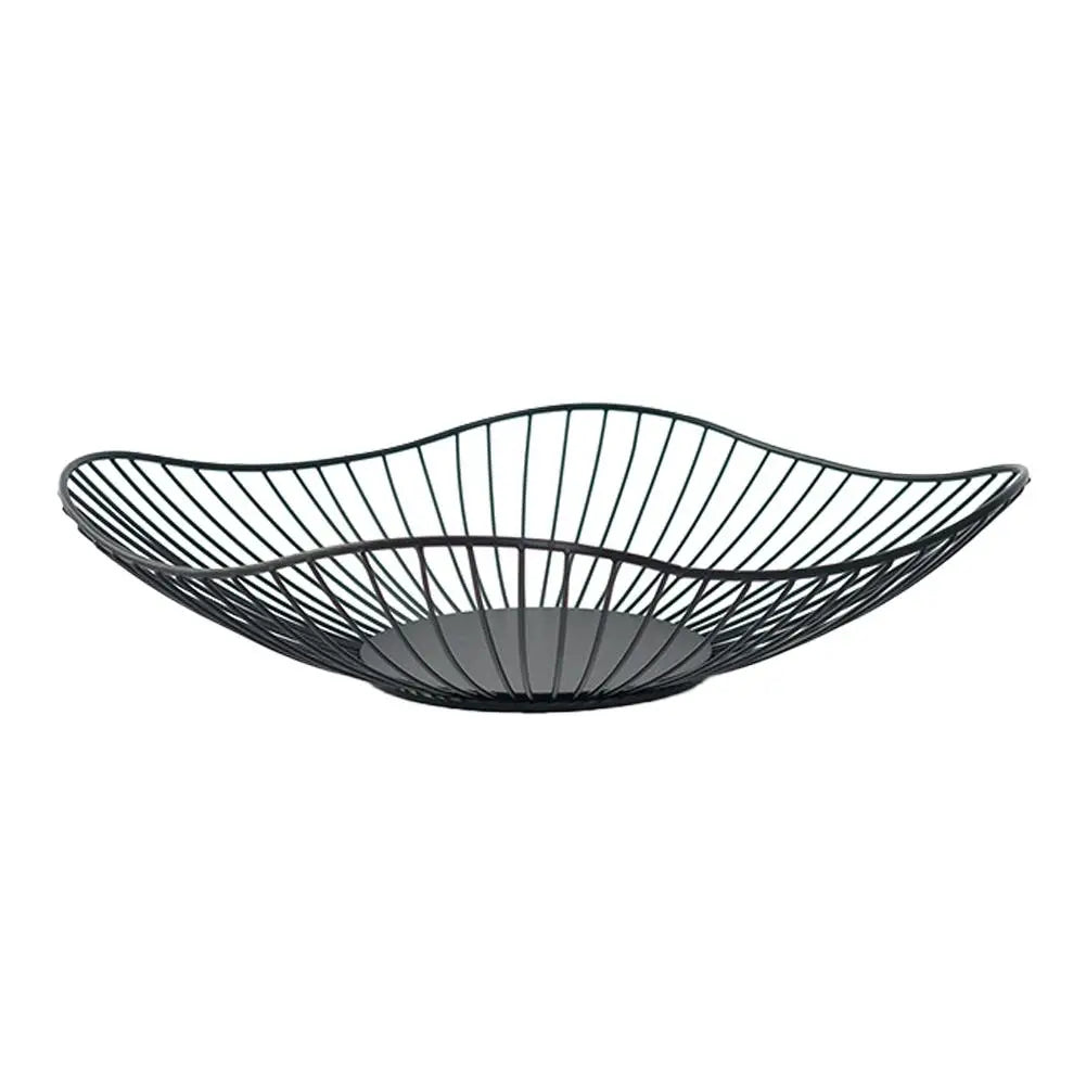 Iron Fruit Basket Fruit Container Bowl Home Creative Drain Display Basket Table Bread Snacks Tray Storage Snacks P2I4