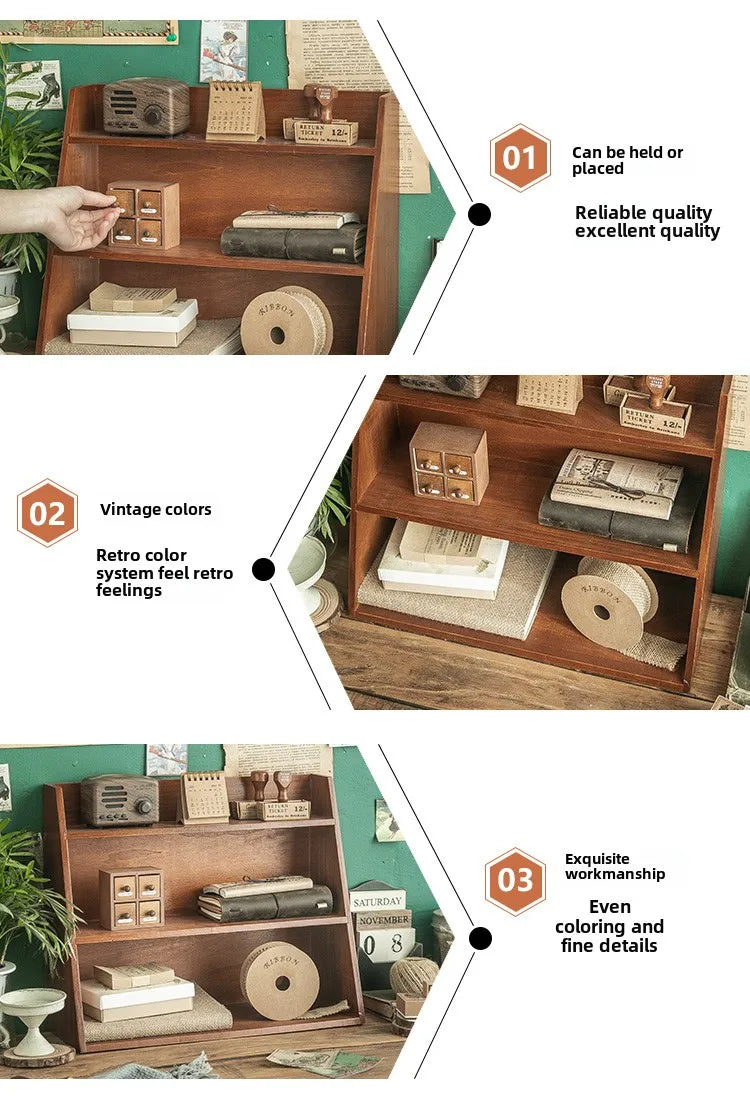 Retro Style Desktop Organizer